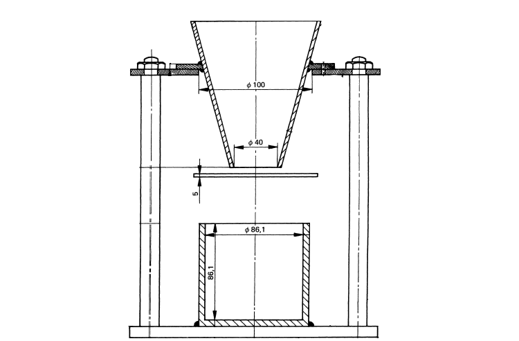 ISO3424 Sodium Perborates Bulk Density Apparatus