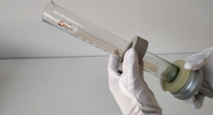 1.3-install-glass-cylinder-labulk-0335-tap-density-tester-manual